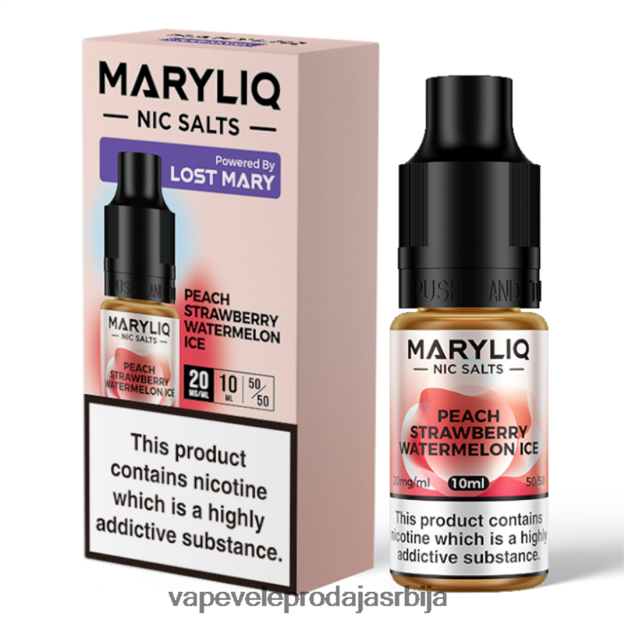 бресква јагода лубеница лед 0JP8TF451 - Vape Shop Valjevo LOST MARY MARYLIQ ник соли - 10мл - 20мг