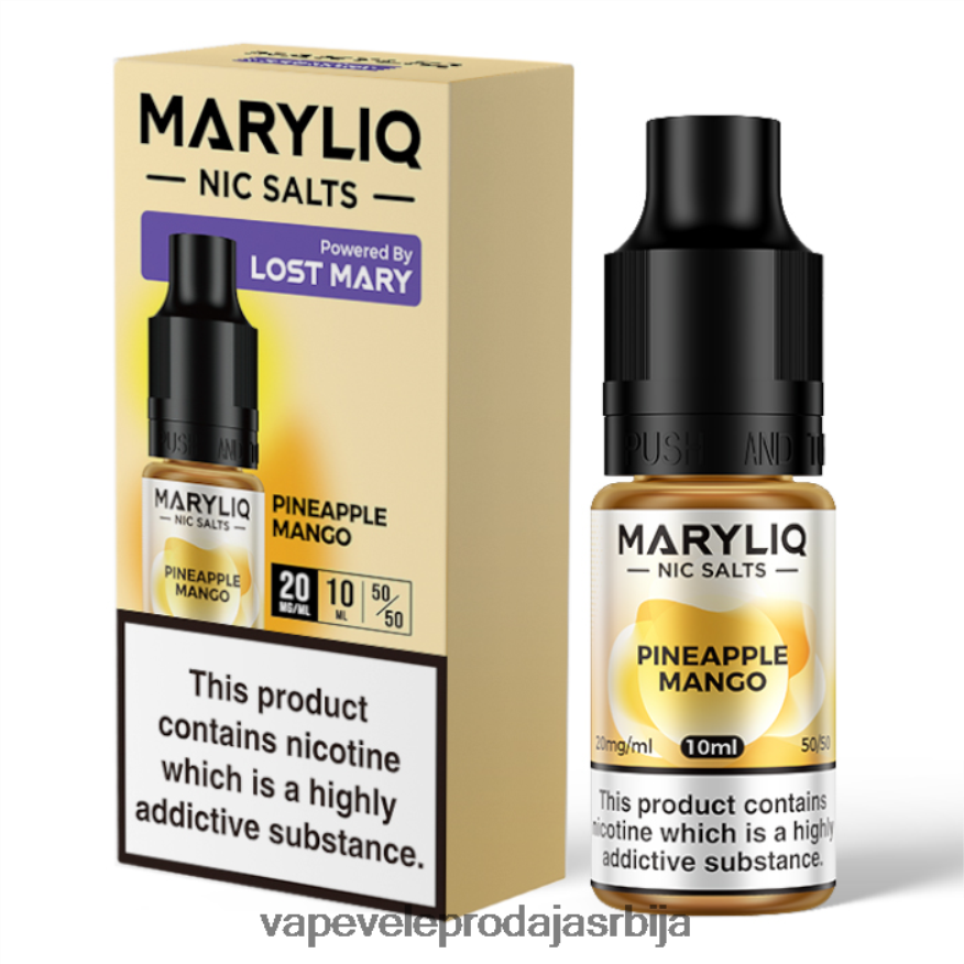 ананас манго 0JP8TF453 - Vape Cigareta Cena LOST MARY MARYLIQ ник соли - 10мл - 20мг