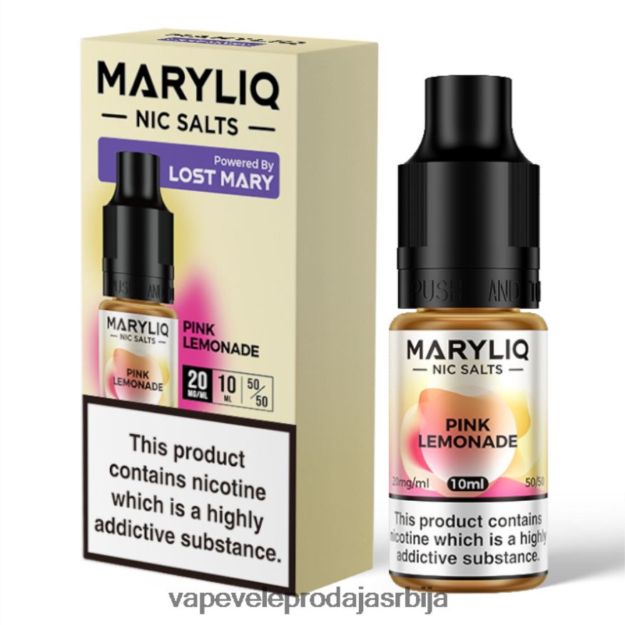ружичаста лимунада 0JP8TF454 - Vape Без Никотина LOST MARY MARYLIQ ник соли - 10мл - 20мг