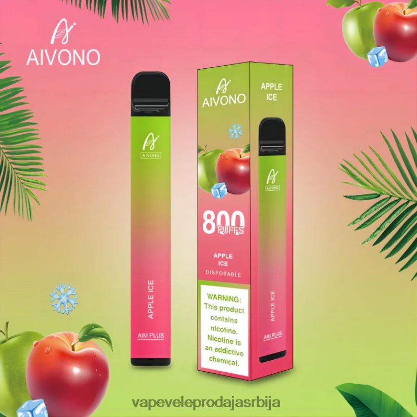Aivono AIM PLUS 800 лед од јабуке - 84T88D170 Vape Srbija Cena