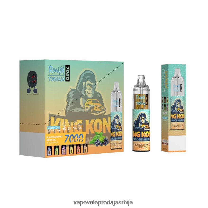 за једнократну употребу 0JP8TF1 - Vape Shop Valjevo RandM Tornado 7000 5%