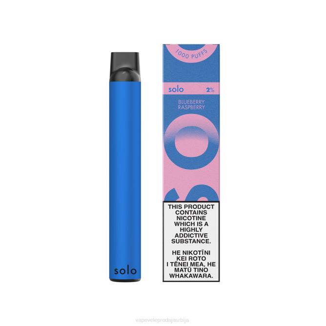 Vape Shop Beograd NBHR19 - Solo колекција парадајз вапе за једнократну употребу боровница малина