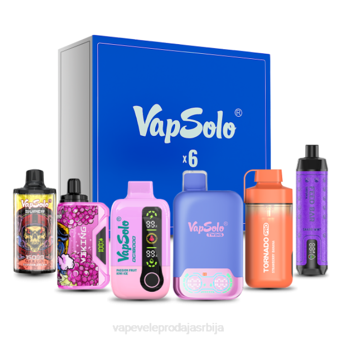 Vape Без Никотина 0FZ0119 Vapsolo сет кутија изненађења насумични укуси